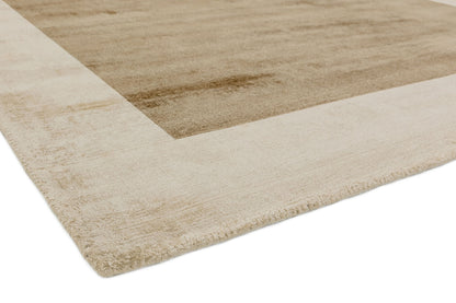 Laagpolig vloerkleed Easy Living Blade Border Rug Putty Champagne