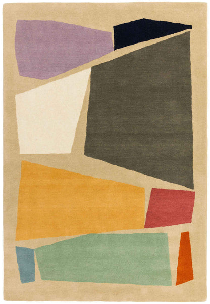 Laagpolig vloerkleed Easy Living Reef Shapes Multi