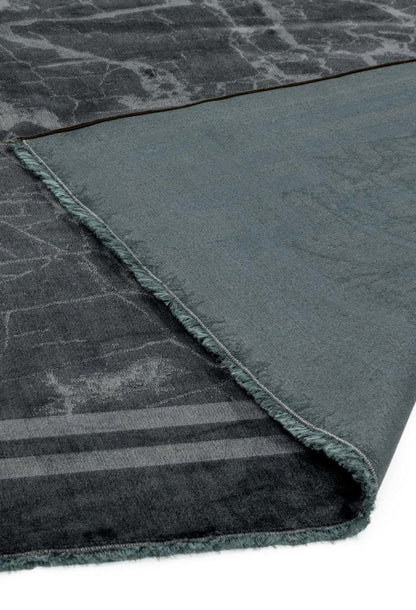 Laagpolig vloerkleed Easy Living Zehraya Grey Border