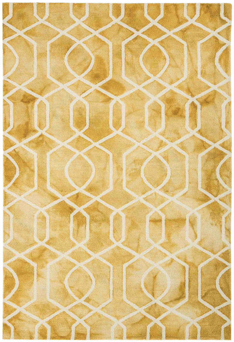 Laagpolig vloerkleed Easy Living Fresco Rug Yellow