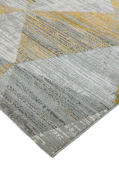 Laagpolig vloerkleed Easy Living Orion or012 Block Yellow