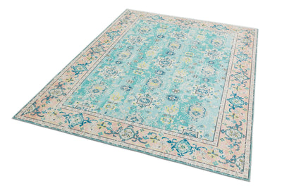 Laagpolig vloerkleed Easy Living Syon Azure