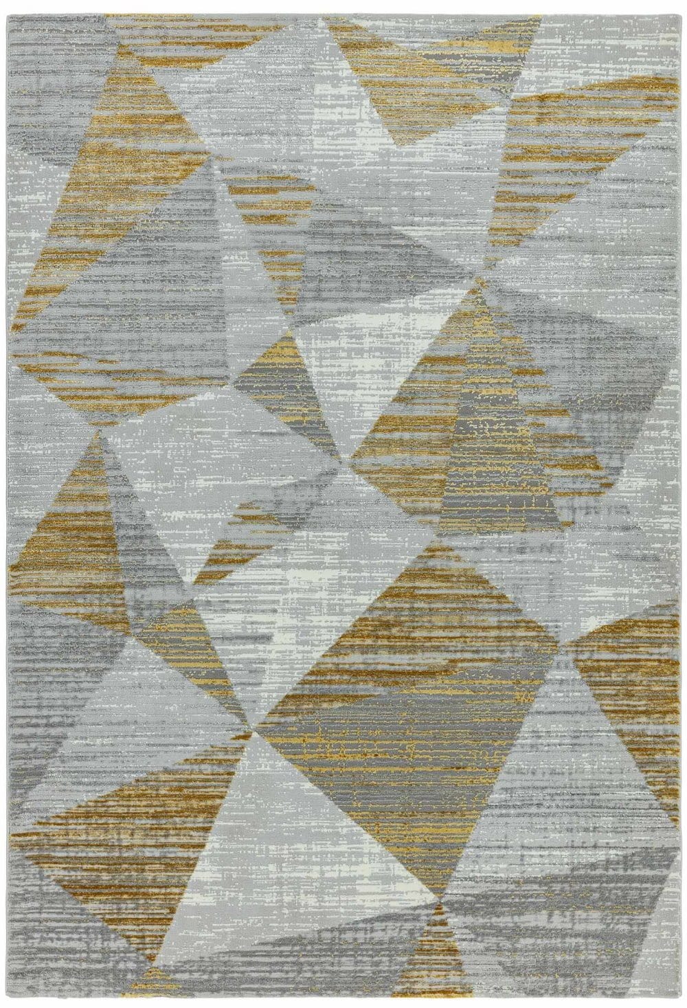 Laagpolig vloerkleed Easy Living Orion or012 Block Yellow