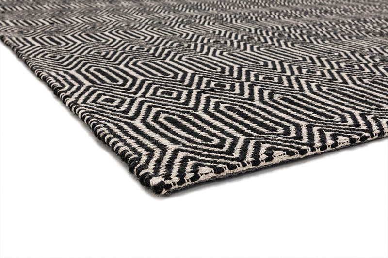 Laagpolig vloerkleed Easy Living Sloan Black