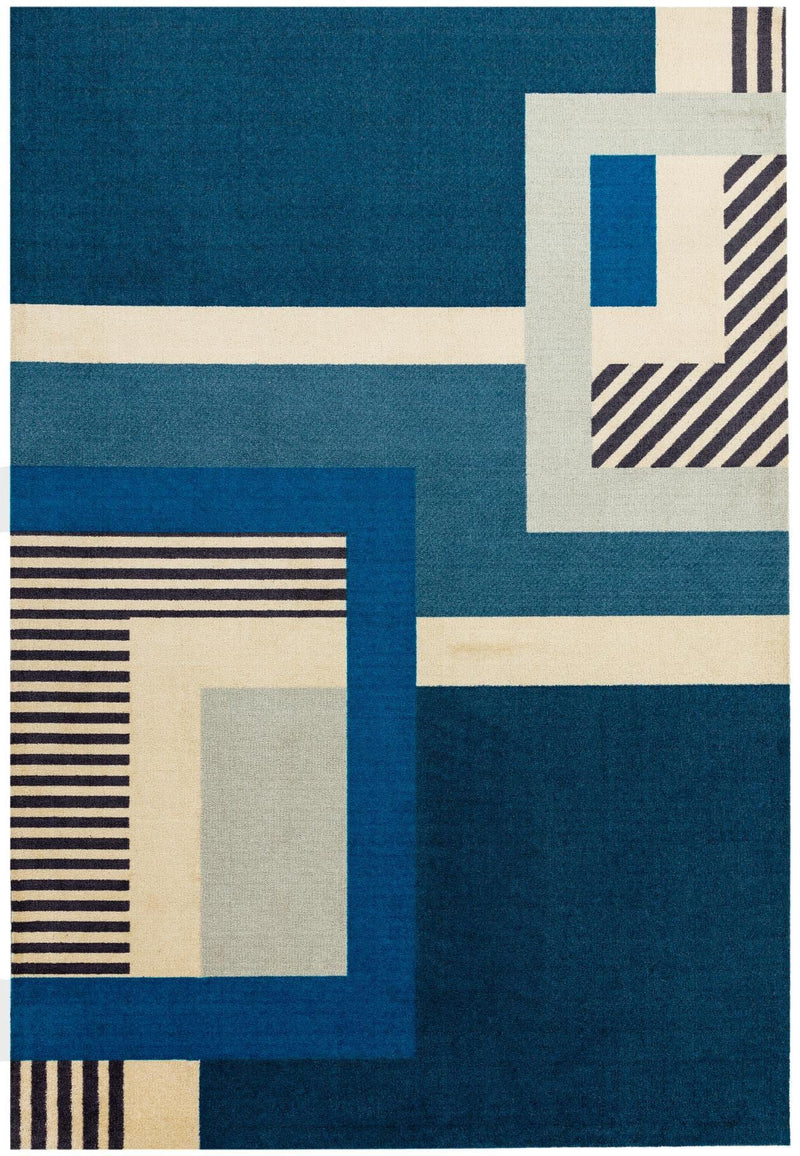 Laagpolig vloerkleed Easy Living Riley Rug rl01 Blue