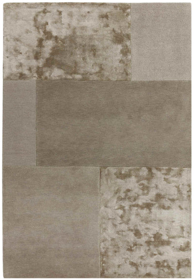 Laagpolig vloerkleed Easy Living Tate Tonal Textures Rug Smoke