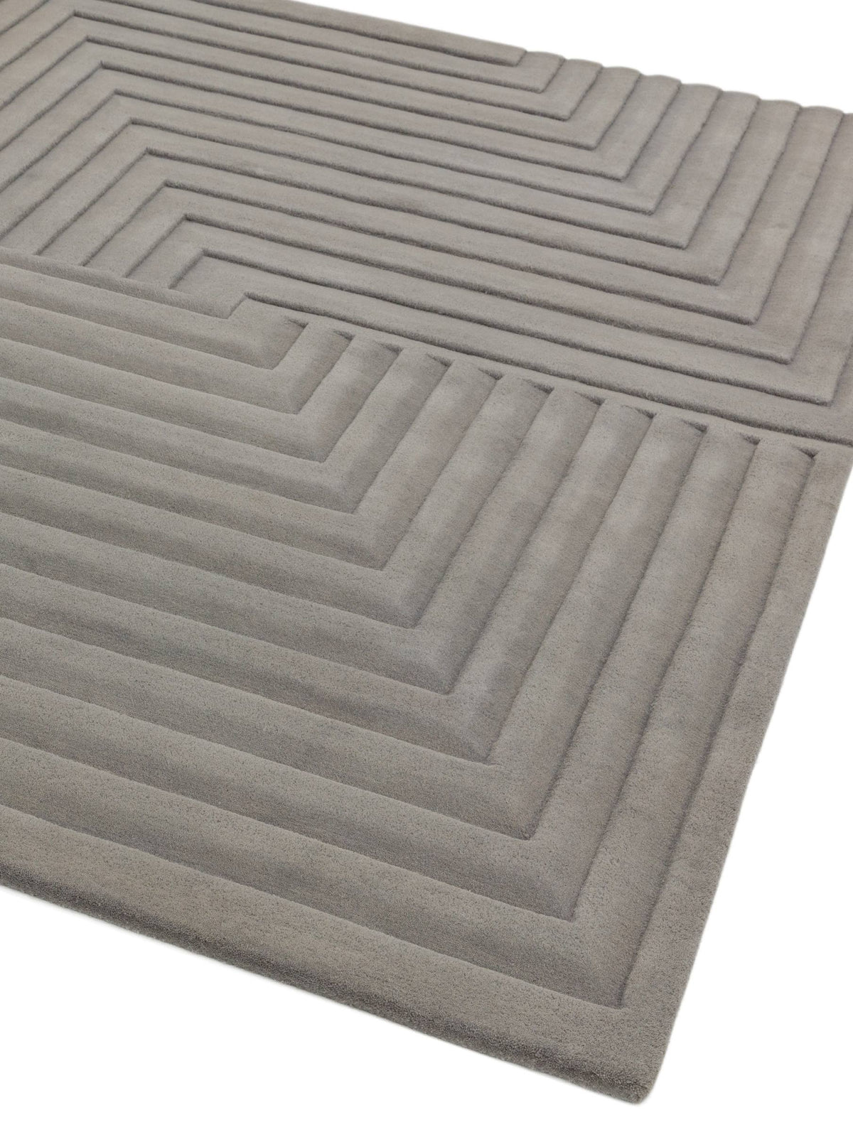Laagpolig vloerkleed Easy Living Form Rug Silver