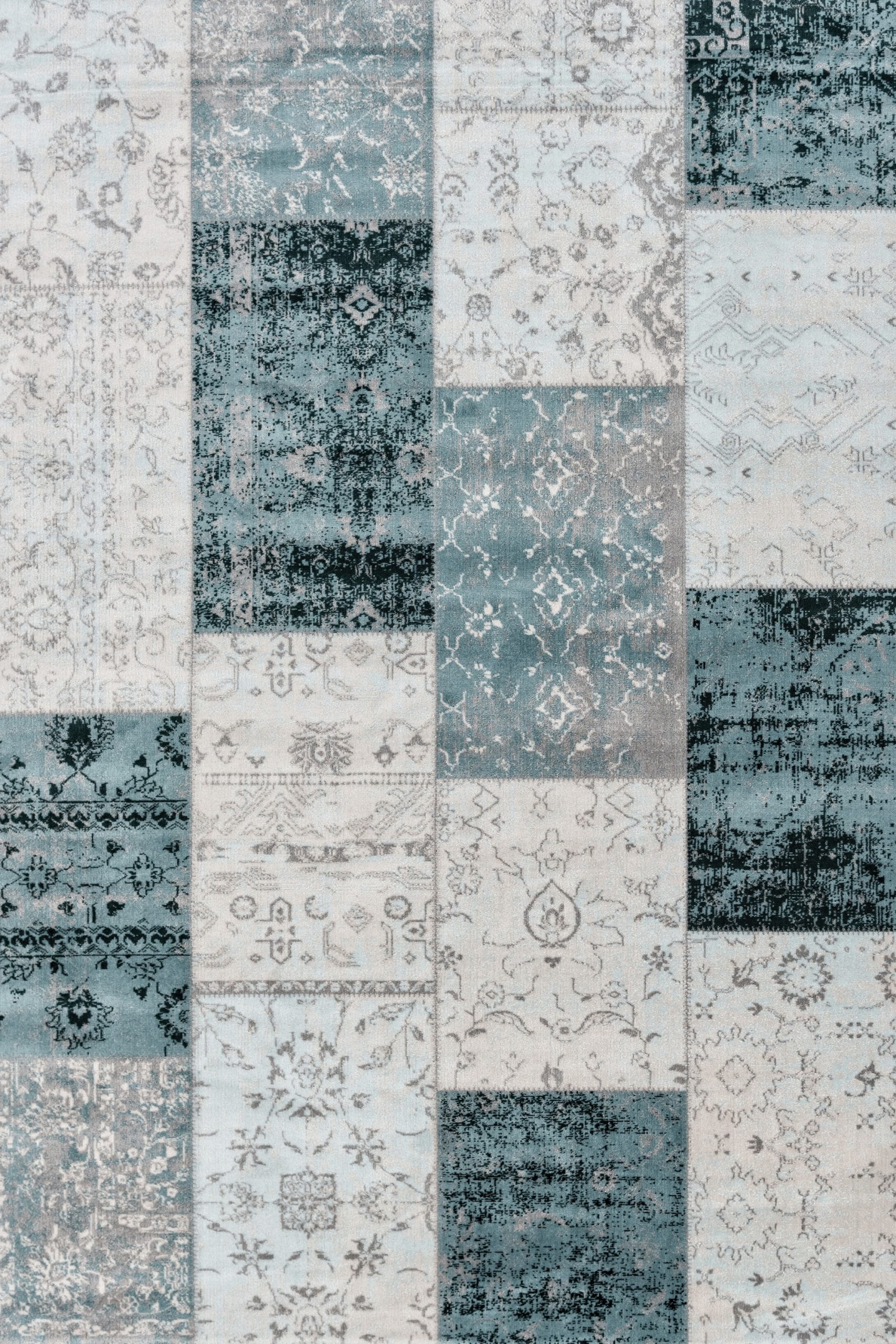 Vloerkleed  Lifa Living CPV Dark Grey Blue 1