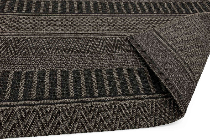 Vloerkleed Easy Living Varanda Black Stripe