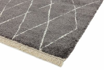 Berber vloerkleed Easy Living Rocco Grey Diamond