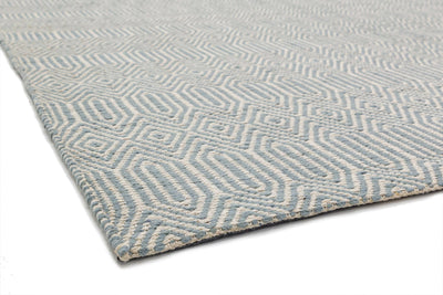 Laagpolig vloerkleed Easy Living Sloan Duck Egg