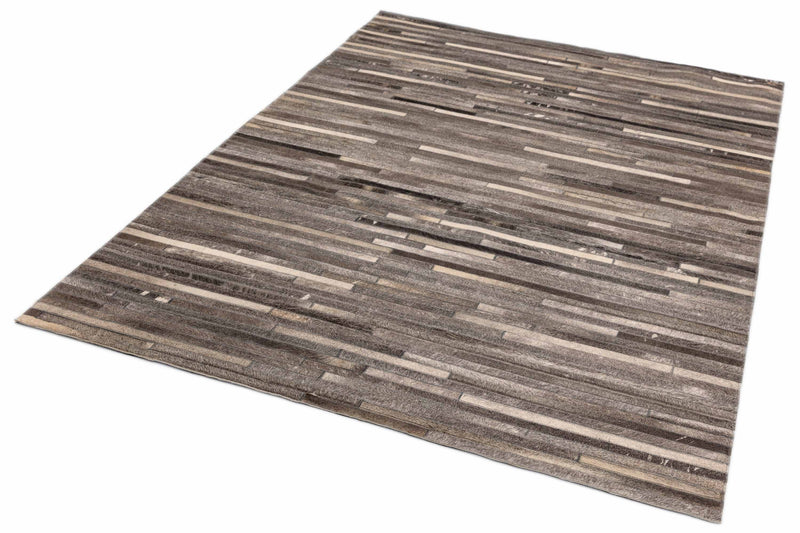 Laagpolig vloerkleed Easy Living Gaucho Rug Dark Grey Stripe