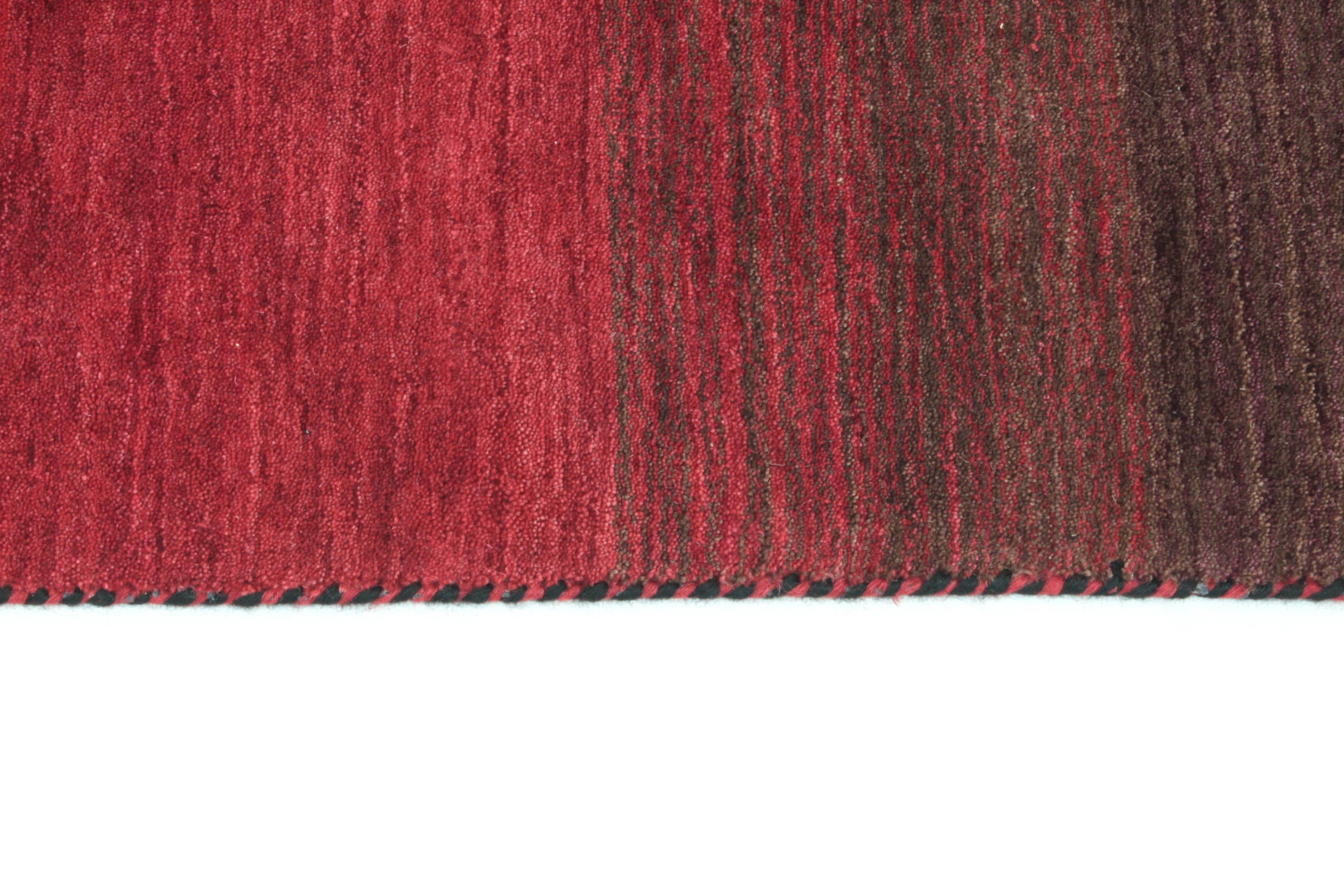 Laagpolig vloerkleed MOMO Rugs Panorama Black Red