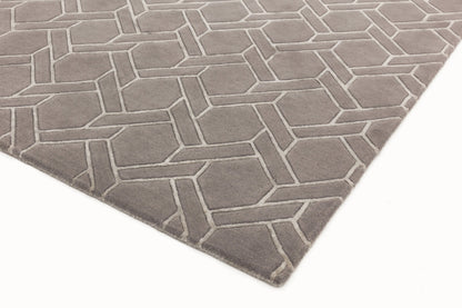 Laagpolig vloerkleed Easy Living Nexus Rug Fine Lines Grey Silver