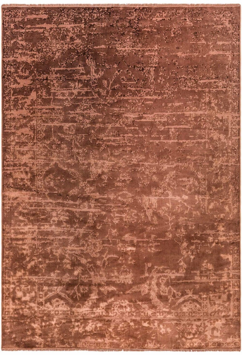 Laagpolig vloerkleed Easy Living Zehraya Rust Abstract