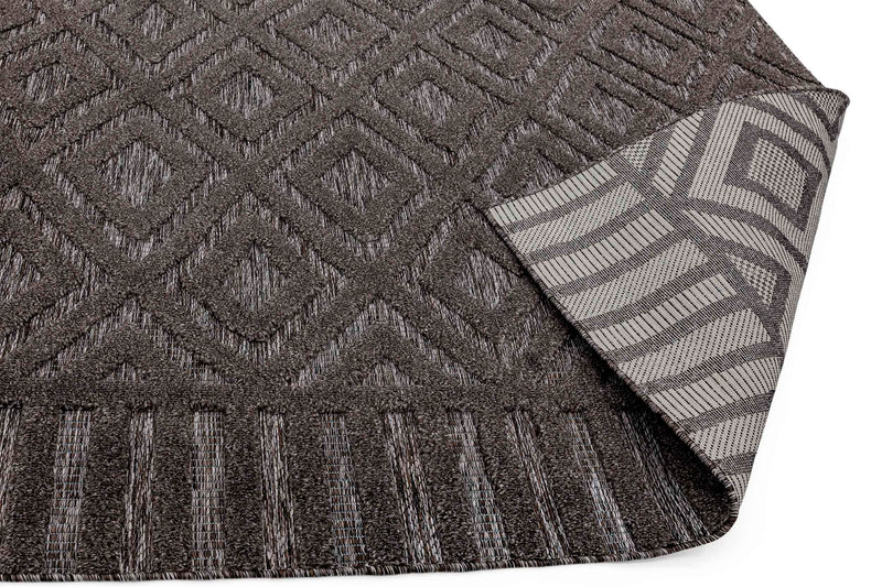 Vloerkleed Easy Living Salta Charcoal Diamond