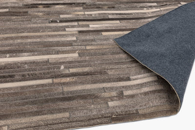 Laagpolig vloerkleed Easy Living Gaucho Rug Dark Grey Stripe
