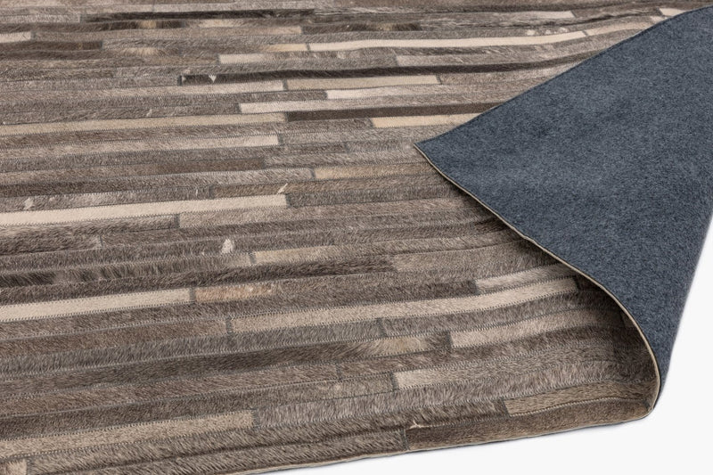 Laagpolig vloerkleed Easy Living Gaucho Rug Dark Grey Stripe