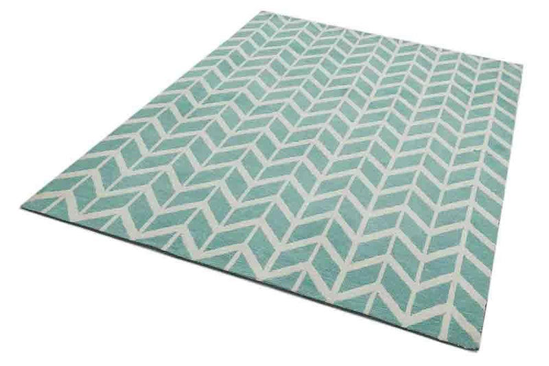 Laagpolig vloerkleed Easy Living Arlo AR05 Chevron Blue