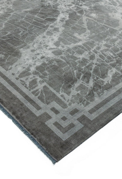 Laagpolig vloerkleed Easy Living Zehraya Silver Border