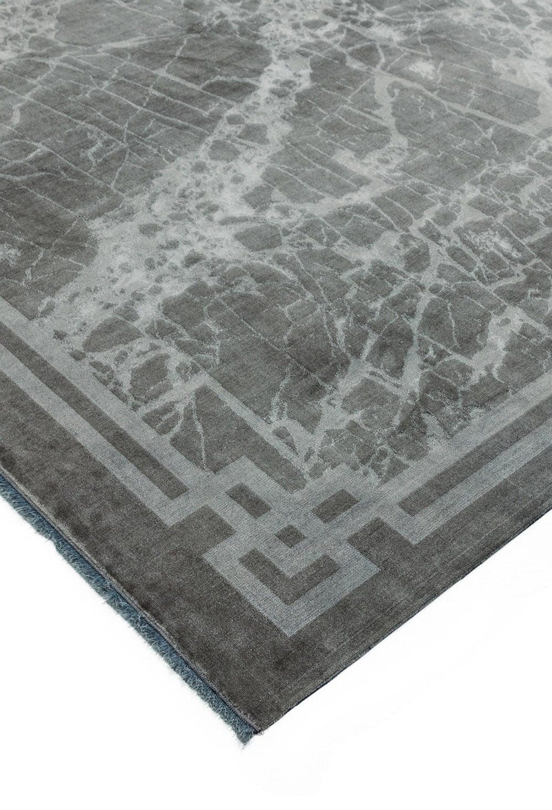 Laagpolig vloerkleed Easy Living Zehraya Silver Border