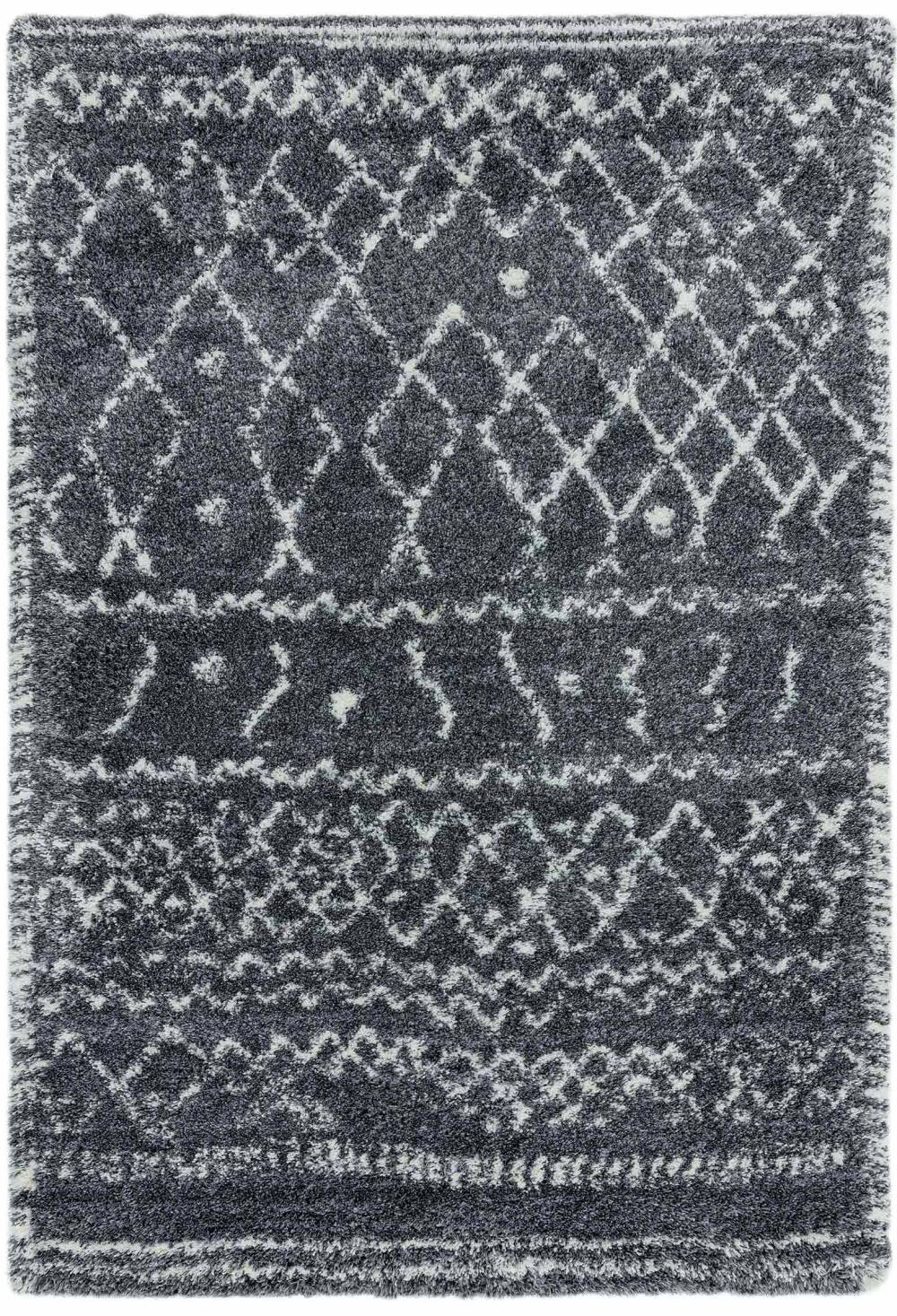 Hoogpolig vloerkleed Easy Living Alto Rug al05 Grey Cream