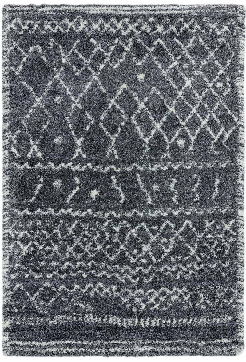Hoogpolig vloerkleed Easy Living Alto Rug al05 Grey Cream