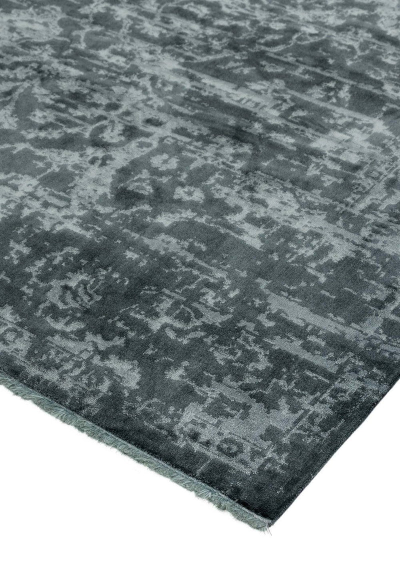 Laagpolig vloerkleed Easy Living Zehraya Charcoal Abstract