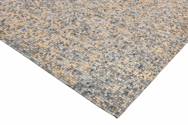 Laagpolig vloerkleed Easy Living Elona Mosaic Cowhide Grey