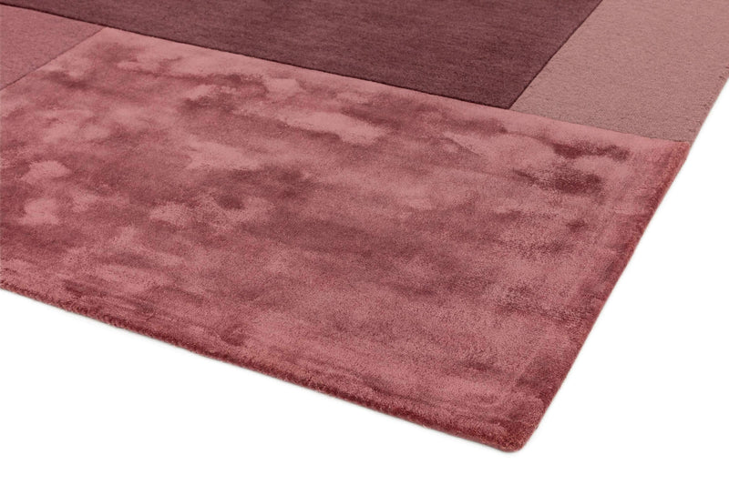 Laagpolig vloerkleed Easy Living Tate Tonal Textures Rug Pink