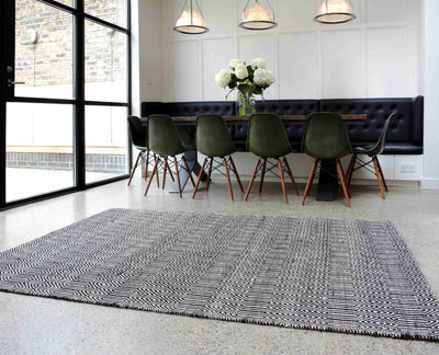 Laagpolig vloerkleed Easy Living Sloan Black