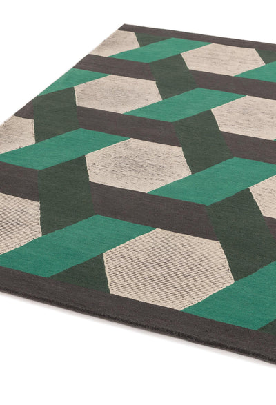 Laagpolig vloerkleed Rugestiq Camden Rug Green