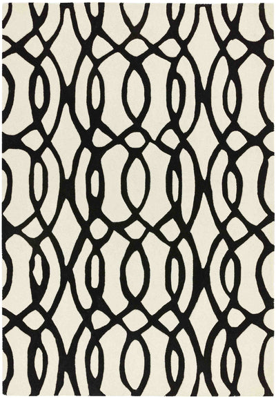 Laagpolig vloerkleed Easy Living Matrix Wire White