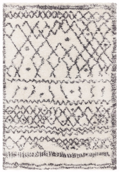 Hoogpolig vloerkleed Easy Living Alto Rug al04 Cream Grey
