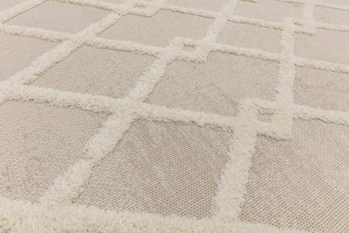 Vloerkleed Easy Living Monty Beige Cream Diamond