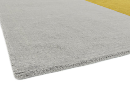 Laagpolig vloerkleed Easy Living Blox Rug Mustard
