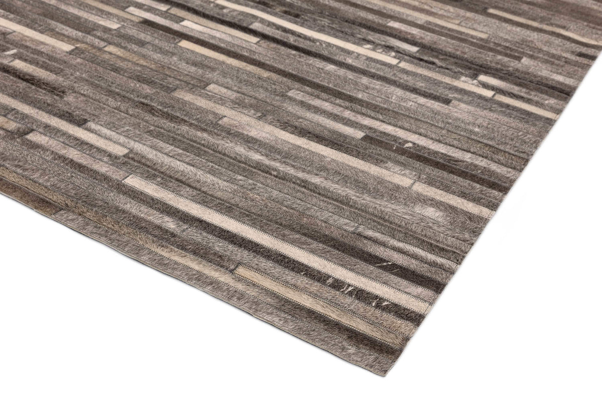 Laagpolig vloerkleed Easy Living Gaucho Rug Dark Grey Stripe