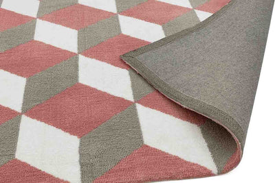 Laagpolig vloerkleed Easy Living Arlo AR10 Pink Block