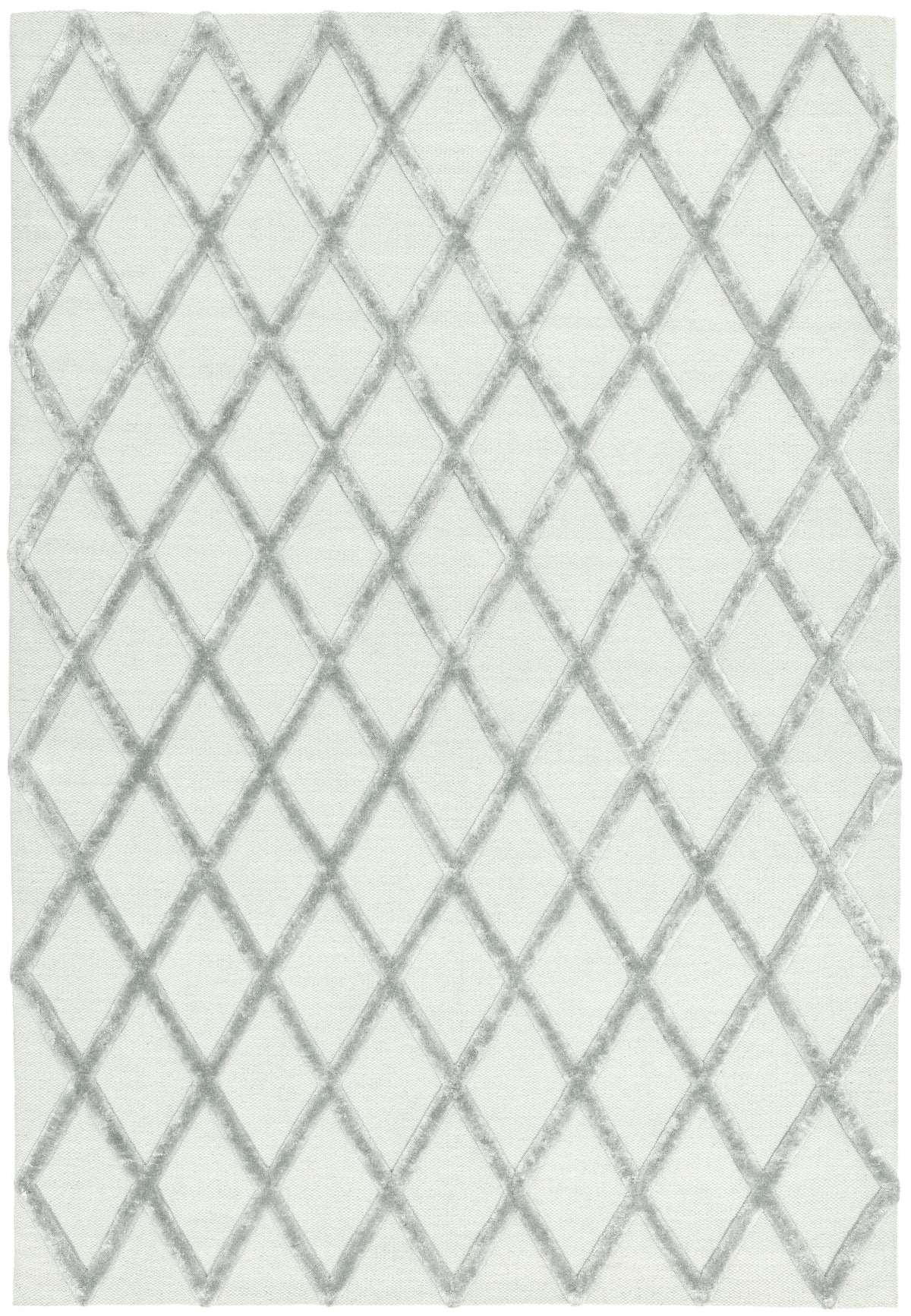 Laagpolig vloerkleed Easy Living Dixon Silver Diamond