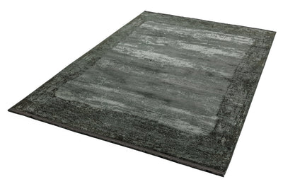 Laagpolig vloerkleed Easy Living Athera at03 Anthracite Border