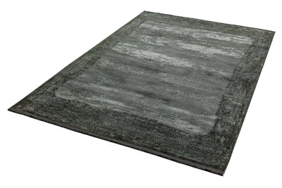 Laagpolig vloerkleed Easy Living Athera at03 Anthracite Border