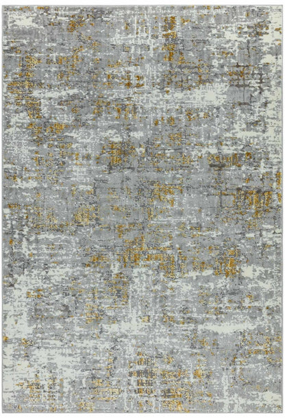 Laagpolig vloerkleed Easy Living  Orion or07 Abstract Yellow