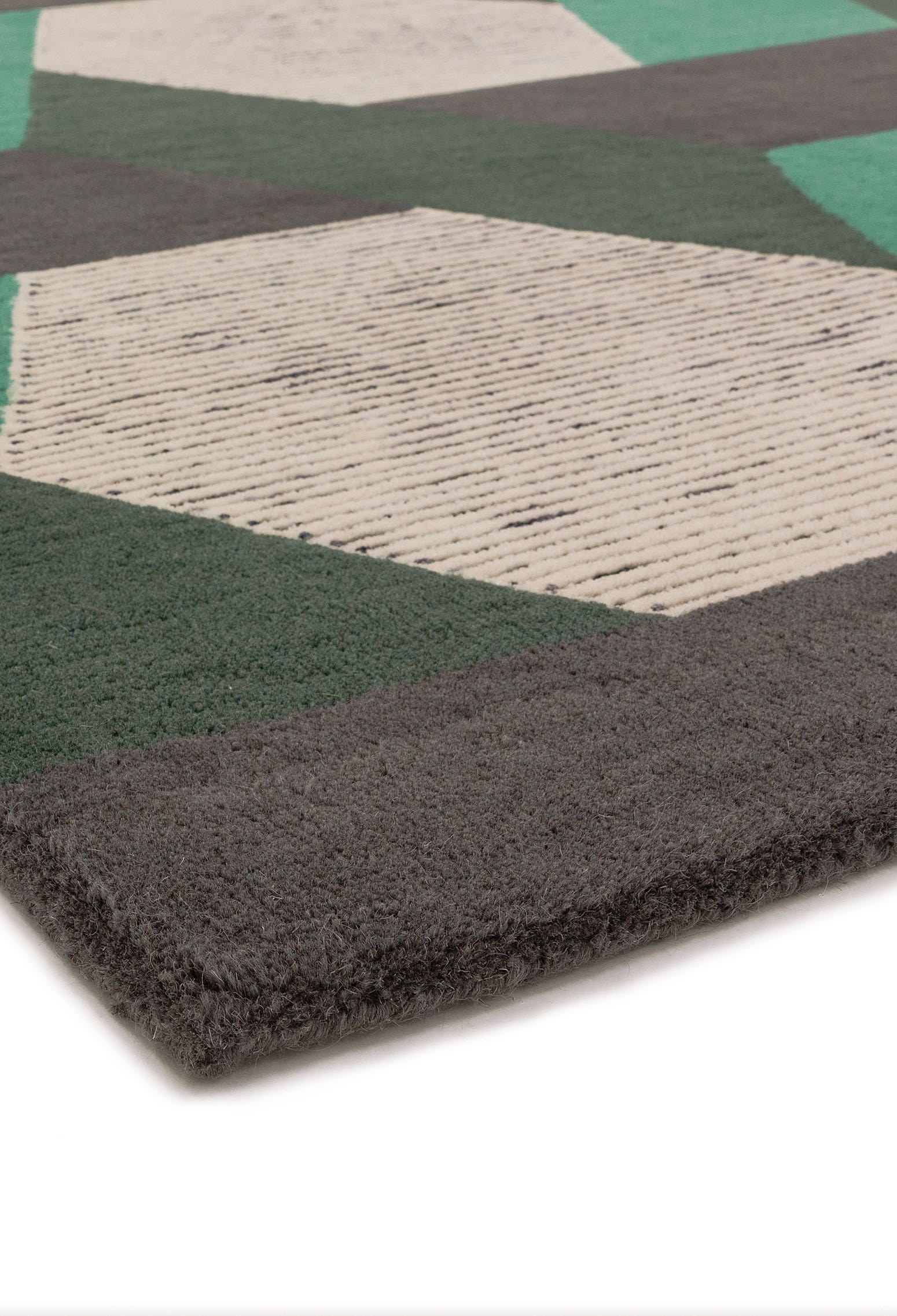 Laagpolig vloerkleed Easy Living Camden Rug Green
