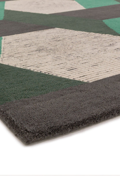 Laagpolig vloerkleed Easy Living Camden Rug Green