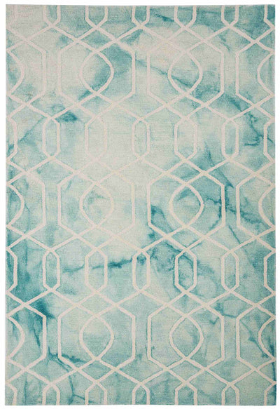 Laagpolig vloerkleed Easy Living Fresco Rug Aqua