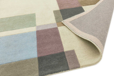 Laagpolig vloerkleed Easy Living Reef Blocks Pastel
