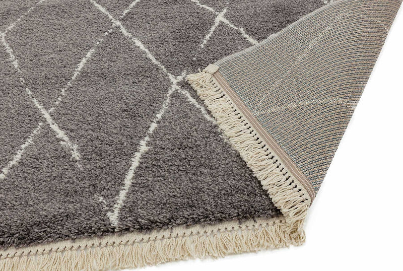 Berber vloerkleed Easy Living Rocco Grey Diamond