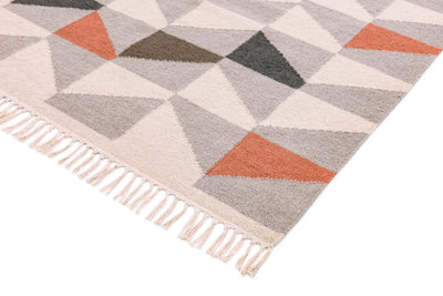 Laagpolig vloerkleed Easy Living Hackney Geo Melon