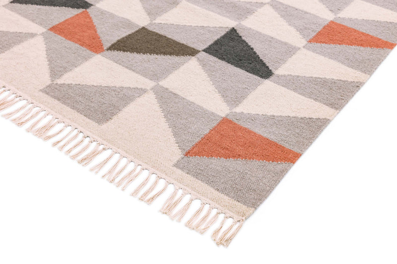 Laagpolig vloerkleed Easy Living Hackney Geo Melon